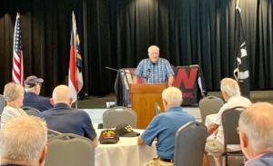 Author Frank Amoroso at the American Legion