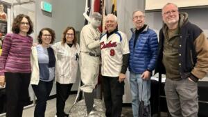 Author Frank Amoroso at the Babe Ruth Birthplace & Museum in Baltimore