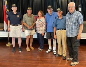 Author Frank Amoroso at the American Legion