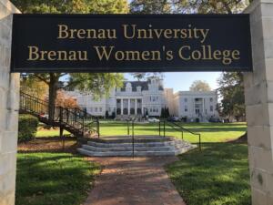 Author Donna Bunting Flake was at Brenau University
